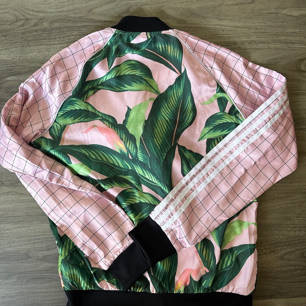 Adidas Farm Rio Palm Leaves track jacket S - Picture 4 of 4